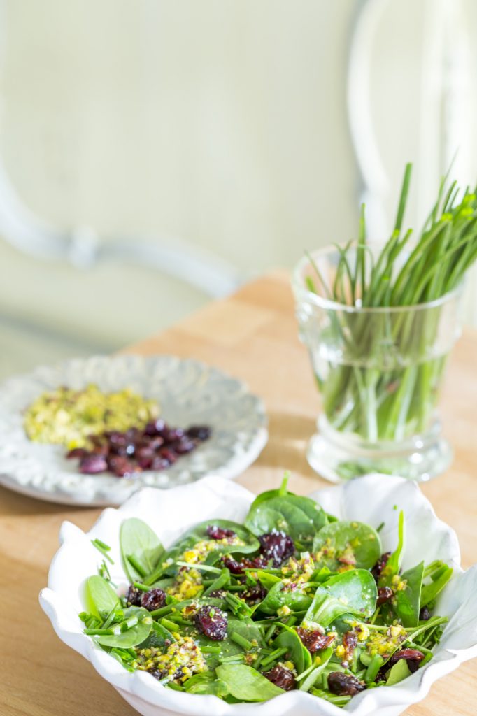 salade pousses épinard